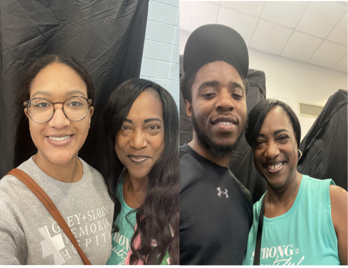 Pictured here, SCOOP Columnist Thera Martin with Granddaughter Kieara Martin and with grandson Noah Martin on Primary Election Day, May 16th at the 50th Ward and at the 22nd Ward